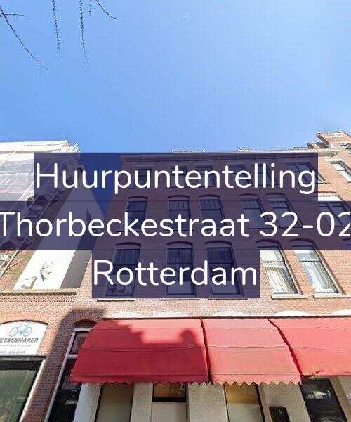Foto gevel Huurpuntentelling voor Thorbeckestraat 32-02, Rotterdam
