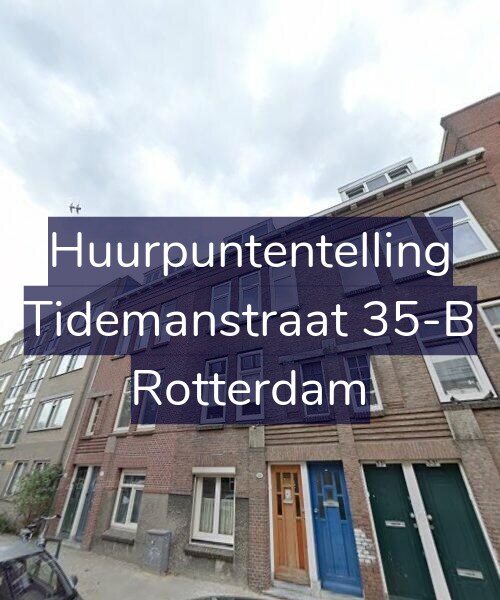 Foto gevel Huurpuntentelling voor Tidemanstraat 35-B, Rotterdam