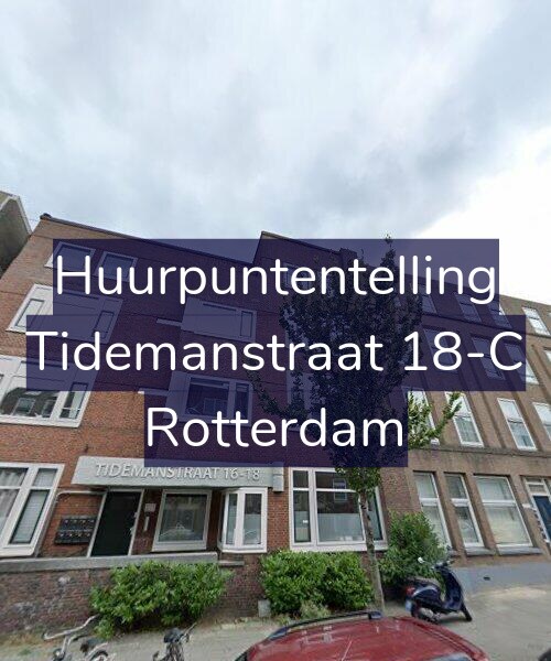 Foto gevel Huurpuntentelling voor Tidemanstraat 18-C, Rotterdam