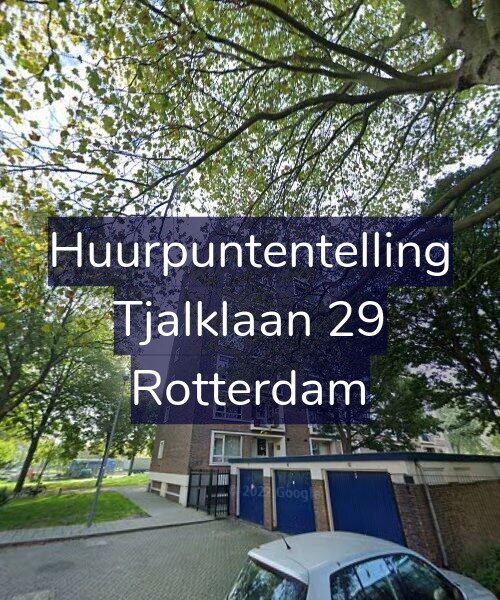 Foto gevel Huurpuntentelling voor Tjalklaan 29, Rotterdam