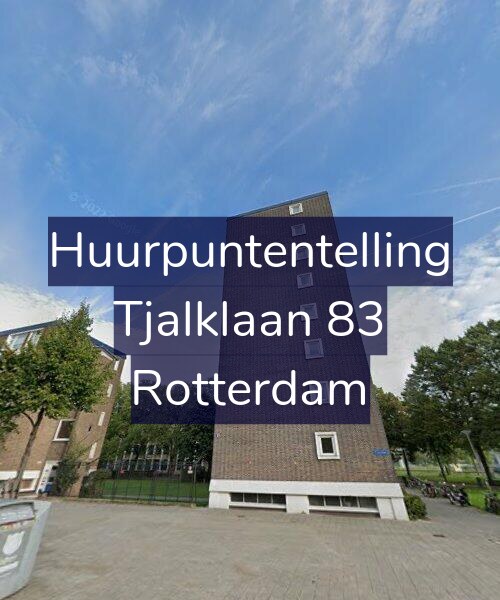 Foto gevel Huurpuntentelling voor Tjalklaan 83, Rotterdam