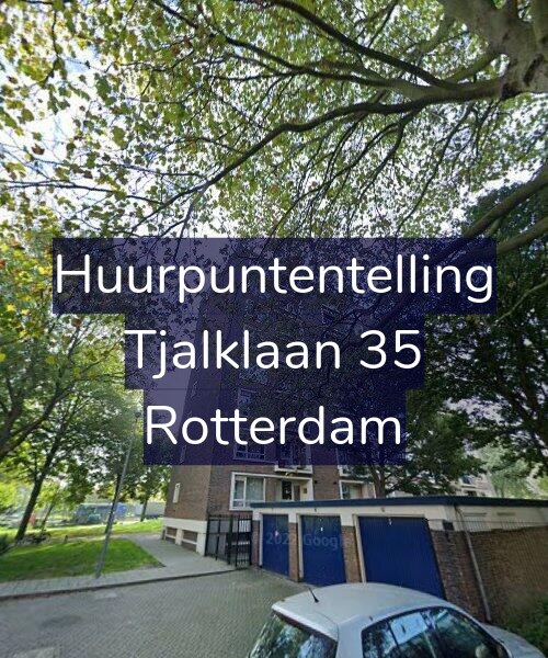 Foto gevel Huurpuntentelling voor Tjalklaan 35, Rotterdam