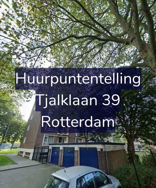 Foto gevel Huurpuntentelling voor Tjalklaan 39, Rotterdam
