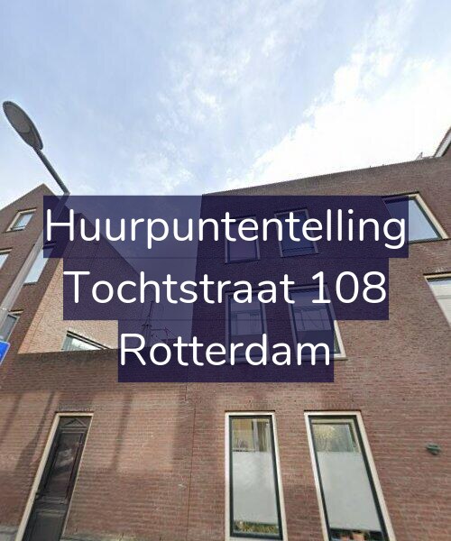 Foto gevel Huurpuntentelling voor Tochtstraat 108, Rotterdam