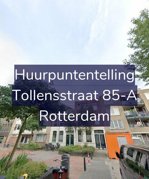 Foto gevel Huurpuntentelling voor Tollensstraat 85-A, Rotterdam