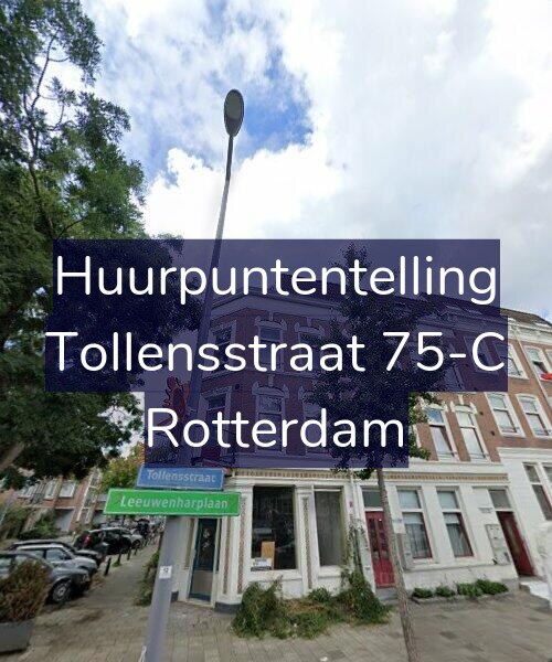 Foto gevel Huurpuntentelling voor Tollensstraat 75-C, Rotterdam