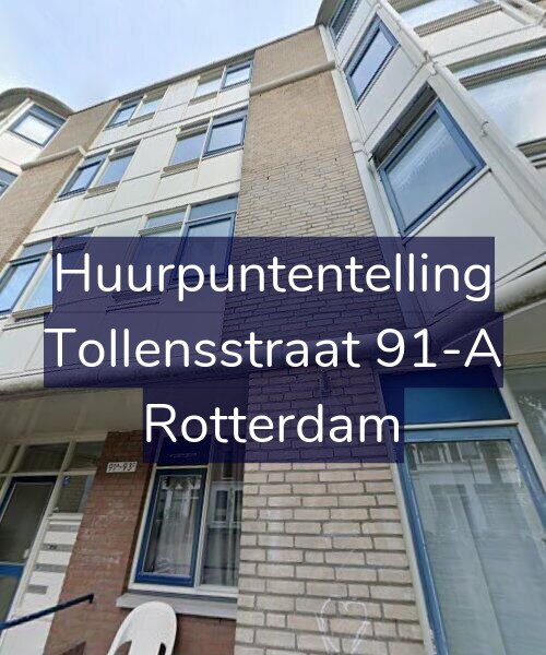 Foto gevel Huurpuntentelling voor Tollensstraat 91-A, Rotterdam