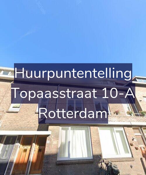 Foto gevel Huurpuntentelling voor Topaasstraat 10-A, Rotterdam