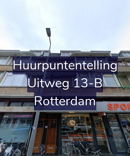 Foto gevel Huurpuntentelling voor Uitweg 13-B, Rotterdam