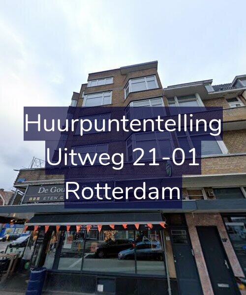 Foto gevel Huurpuntentelling voor Uitweg 21-01, Rotterdam