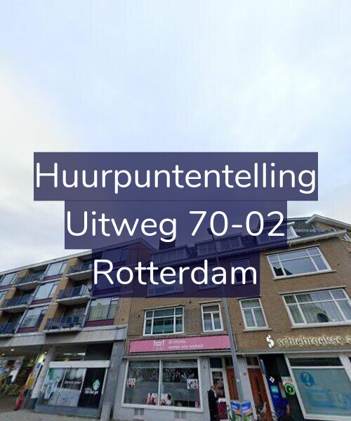 Foto gevel Huurpuntentelling voor Uitweg 70-02, Rotterdam