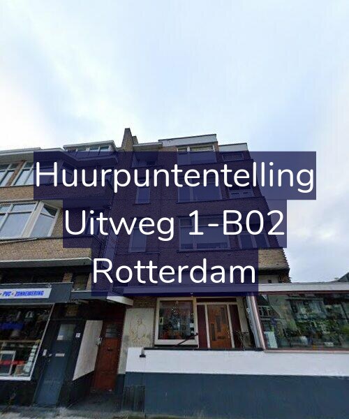 Foto gevel Huurpuntentelling voor Uitweg 1-B02, Rotterdam