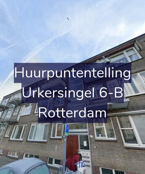 Foto gevel Huurpuntentelling voor Urkersingel 6-B, Rotterdam