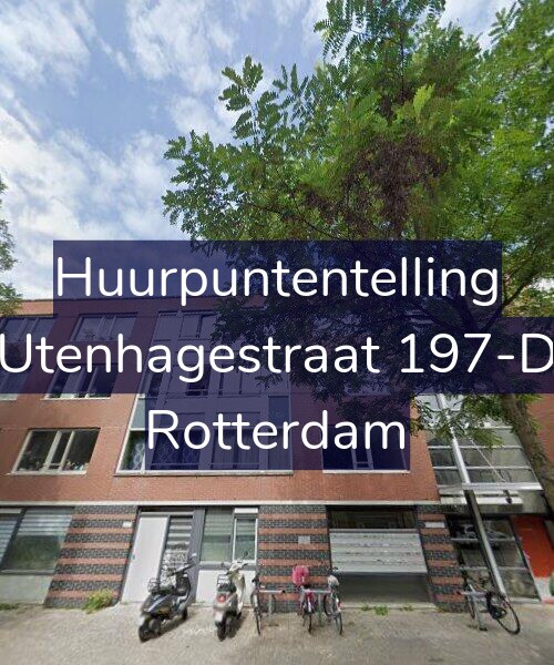 Foto gevel Huurpuntentelling voor Utenhagestraat 197-D, Rotterdam