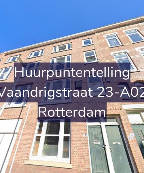 Foto gevel Huurpuntentelling voor Vaandrigstraat 23-A02, Rotterdam