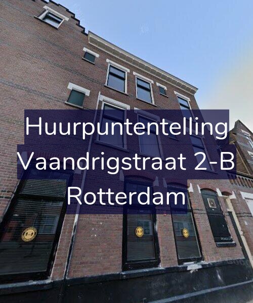 Foto gevel Huurpuntentelling voor Vaandrigstraat 2-B, Rotterdam