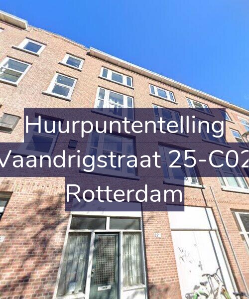 Foto gevel Huurpuntentelling voor Vaandrigstraat 25-C02, Rotterdam
