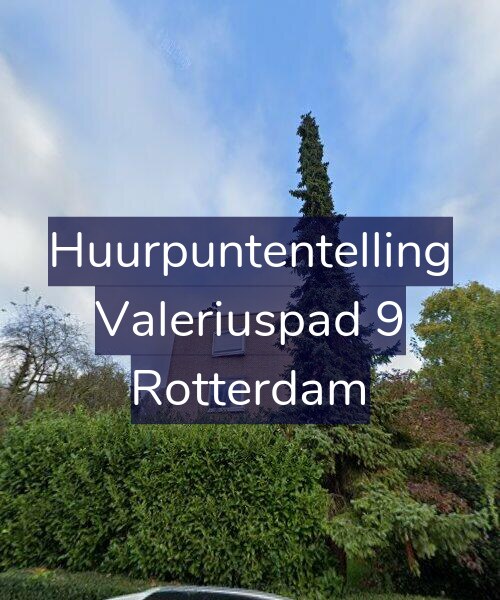 Foto gevel Huurpuntentelling voor Valeriuspad 9, Rotterdam
