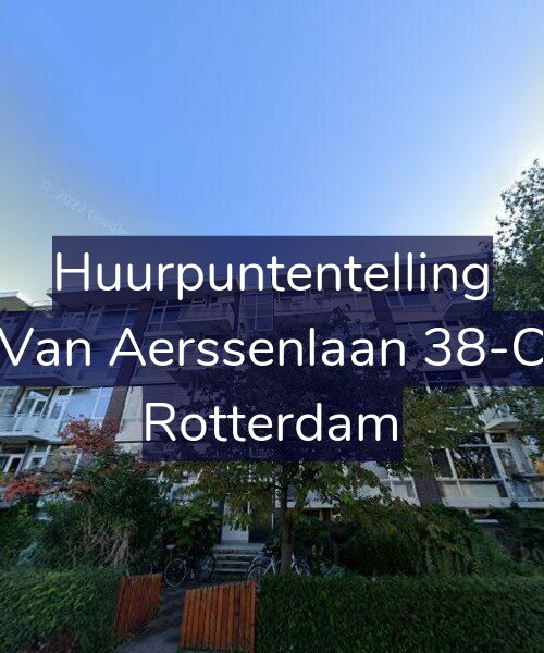Foto gevel Huurpuntentelling voor Van Aerssenlaan 38-C, Rotterdam
