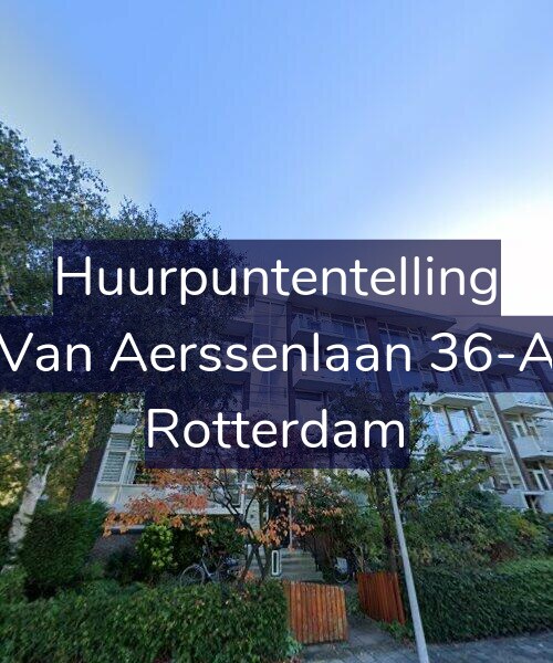 Foto gevel Huurpuntentelling voor Van Aerssenlaan 36-A, Rotterdam