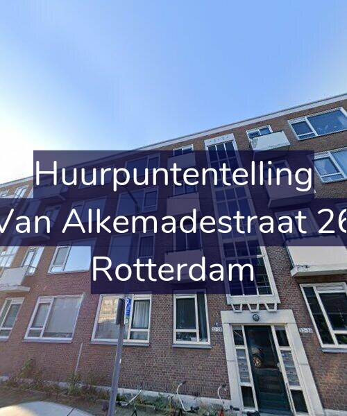 Foto gevel Huurpuntentelling voor Van Alkemadestraat 26, Rotterdam