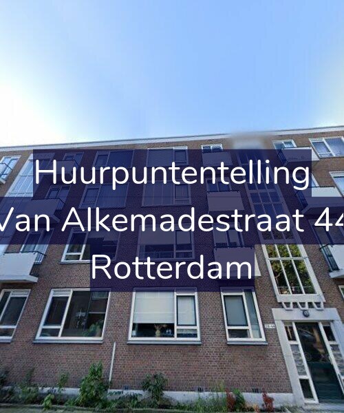Foto gevel Huurpuntentelling voor Van Alkemadestraat 44, Rotterdam