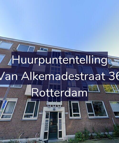 Foto gevel Huurpuntentelling voor Van Alkemadestraat 36, Rotterdam