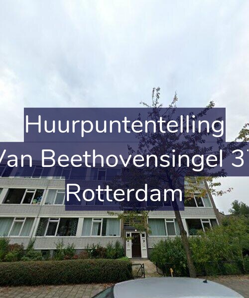 Foto gevel Huurpuntentelling voor Van Beethovensingel 37, Rotterdam