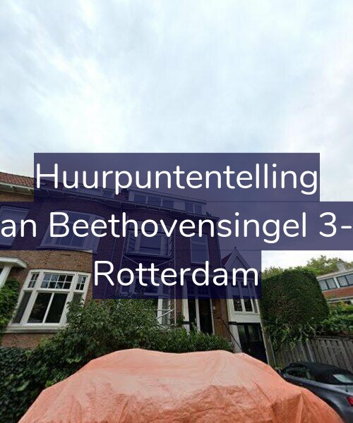 Foto gevel Huurpuntentelling voor Van Beethovensingel 3-B, Rotterdam