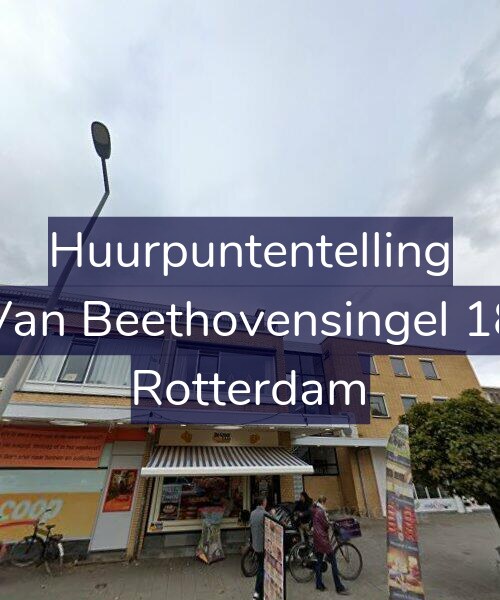 Foto gevel Huurpuntentelling voor Van Beethovensingel 18, Rotterdam