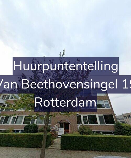 Foto gevel Huurpuntentelling voor Van Beethovensingel 19, Rotterdam