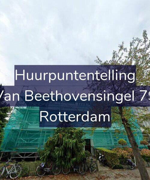 Foto gevel Huurpuntentelling voor Van Beethovensingel 79, Rotterdam