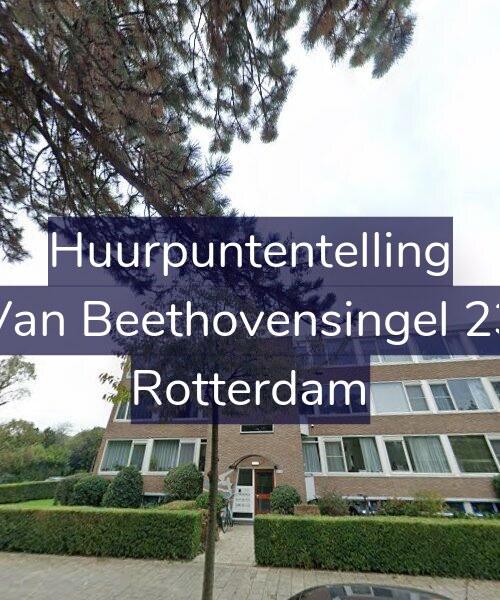 Foto gevel Huurpuntentelling voor Van Beethovensingel 23, Rotterdam