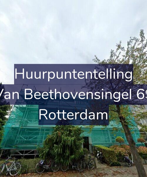 Foto gevel Huurpuntentelling voor Van Beethovensingel 69, Rotterdam