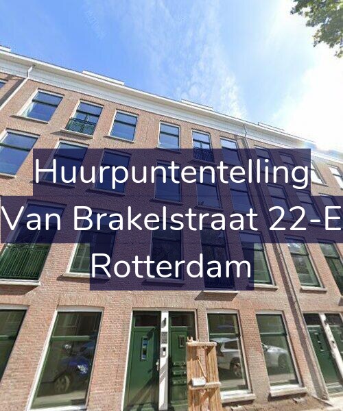 Foto gevel Huurpuntentelling voor Van Brakelstraat 22-E, Rotterdam