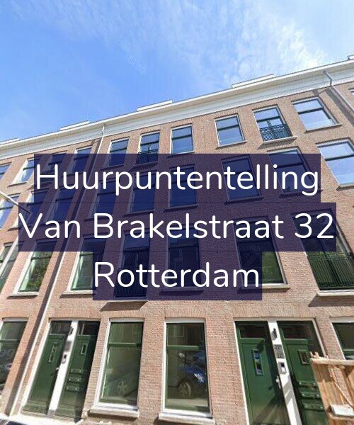 Foto gevel Huurpuntentelling voor Van Brakelstraat 32, Rotterdam