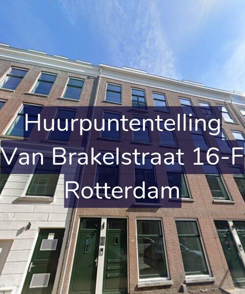Foto gevel Huurpuntentelling voor Van Brakelstraat 16-F, Rotterdam