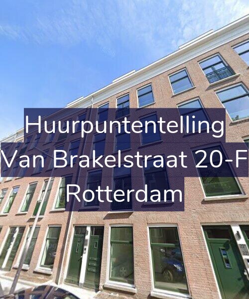 Foto gevel Huurpuntentelling voor Van Brakelstraat 20-F, Rotterdam