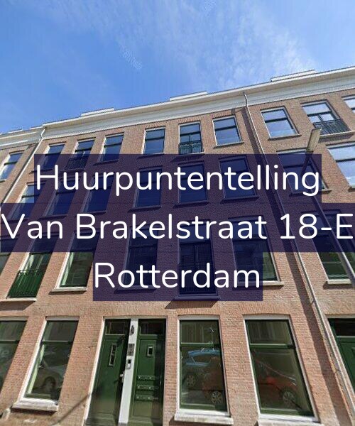 Foto gevel Huurpuntentelling voor Van Brakelstraat 18-E, Rotterdam
