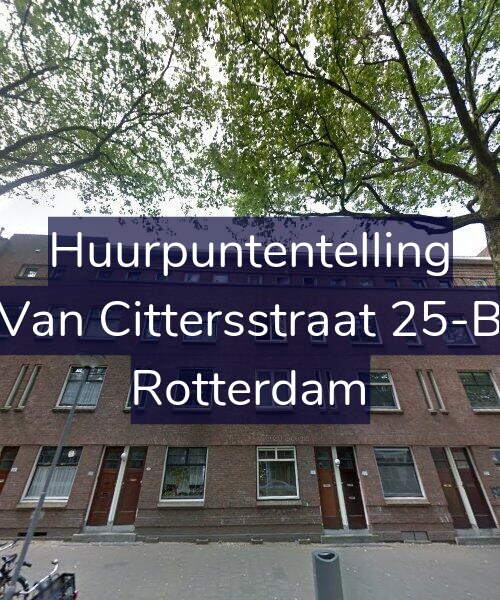 Foto gevel Huurpuntentelling voor Van Cittersstraat 25-B, Rotterdam