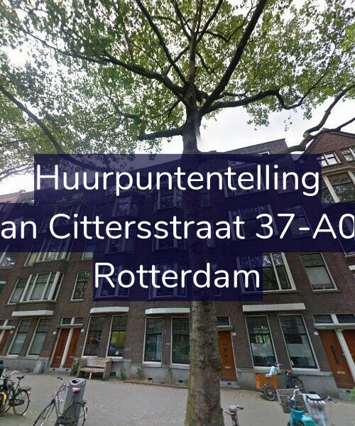 Foto gevel Huurpuntentelling voor Van Cittersstraat 37-A03, Rotterdam