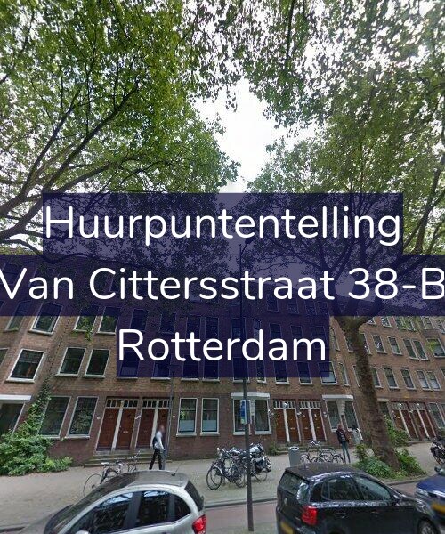 Foto gevel Huurpuntentelling voor Van Cittersstraat 38-B, Rotterdam