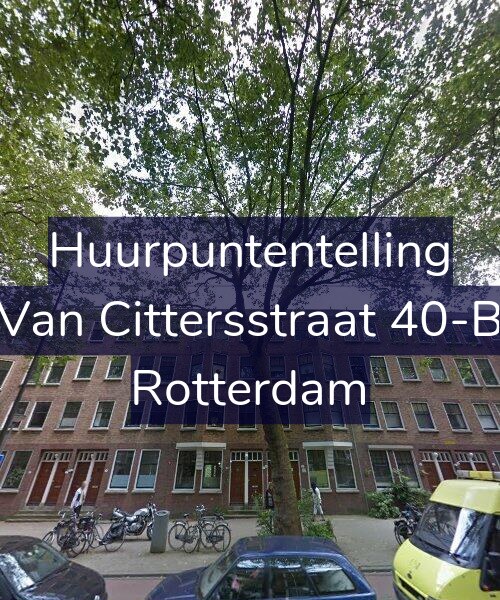 Foto gevel Huurpuntentelling voor Van Cittersstraat 40-B, Rotterdam
