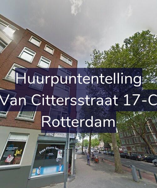 Foto gevel Huurpuntentelling voor Van Cittersstraat 17-C, Rotterdam