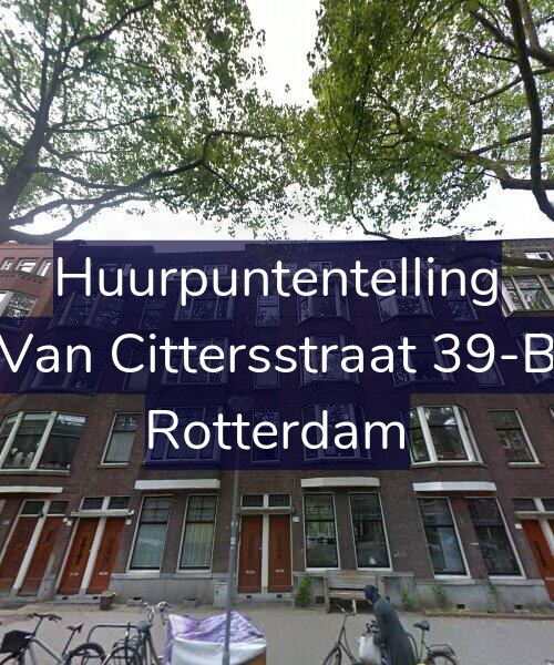 Foto gevel Huurpuntentelling voor Van Cittersstraat 39-B, Rotterdam