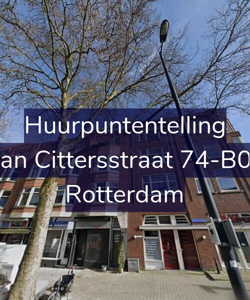 Foto gevel Huurpuntentelling voor Van Cittersstraat 74-B02, Rotterdam