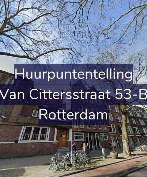 Foto gevel Huurpuntentelling voor Van Cittersstraat 53-B, Rotterdam