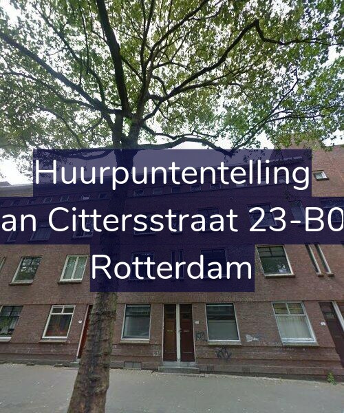 Foto gevel Huurpuntentelling voor Van Cittersstraat 23-B01, Rotterdam