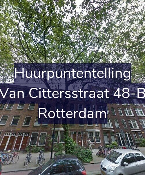 Foto gevel Huurpuntentelling voor Van Cittersstraat 48-B, Rotterdam