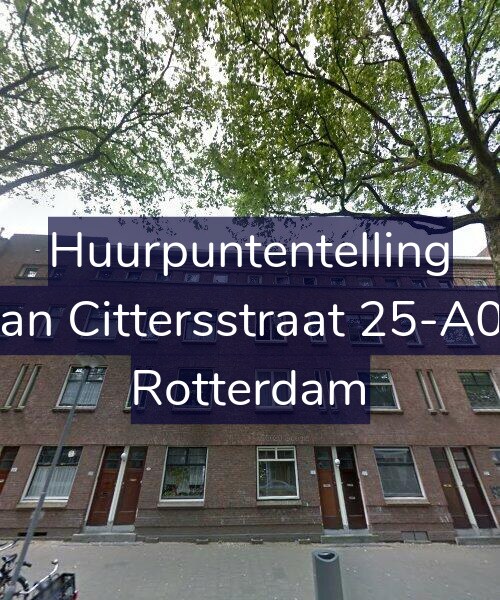 Foto gevel Huurpuntentelling voor Van Cittersstraat 25-A02, Rotterdam